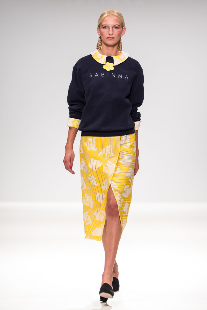 Sabinna show catwalk spring/summer 2017 look 14