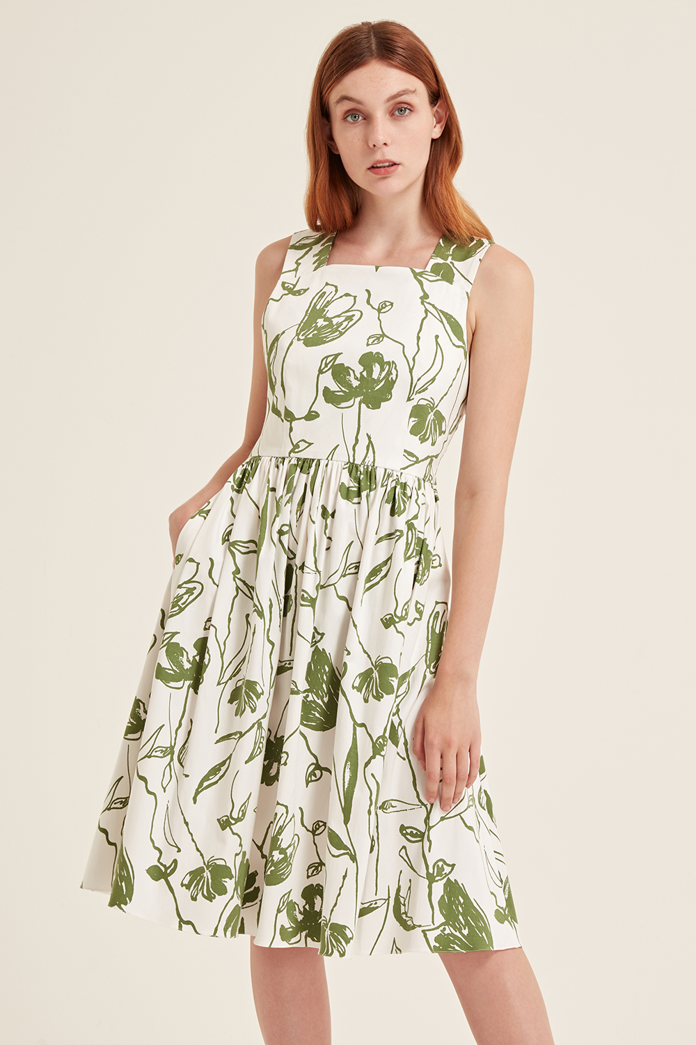 Green Dress White Flowers Top Sellers ...