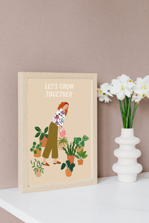 Art Print - Let's Grow Together - Image 2