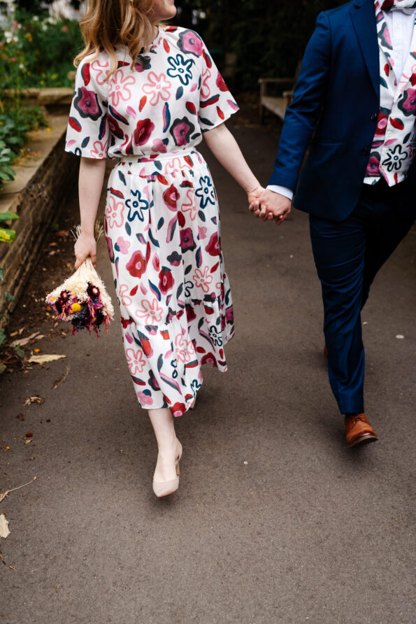 Nora Dress Abstract Flowers - Image 6