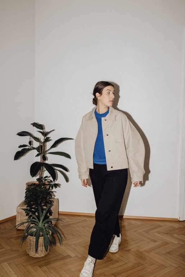 Hazel Jacket Beige - Image 4