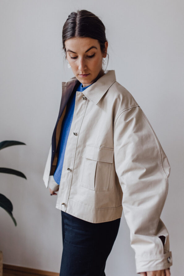 Hazel Jacket Beige - Image 2